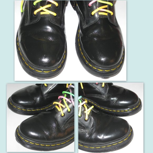 US Size 7 Women's Doc Martens 14 Hole Combat Boots - Picture 7 of 8